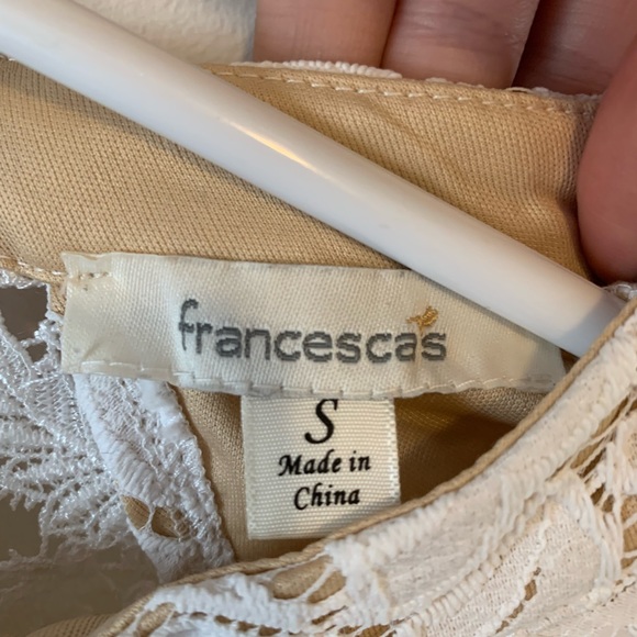 Francescas White Lacey Mini Dress - Picture 4 of 5